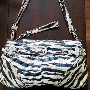 Carlos by Carlos Santana Zebra Shoulder Bag